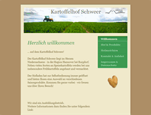Tablet Screenshot of kartoffelhof-schweer.de